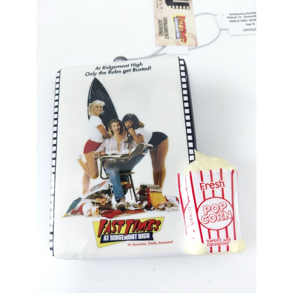 Fast Times at Ridgemont High Movie Poster Decoupage Ornament Movie Memorabilia